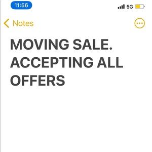 Hey everyone looking to get rid of everything.